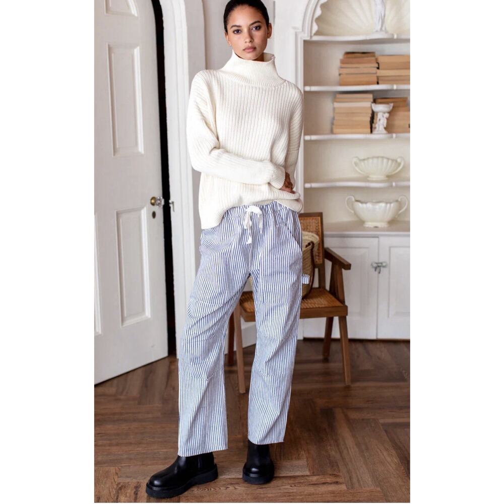 Emerson Fry Love Thomas Family Cargo Pants Indigo Stripe Organic - Picture 4 of 6